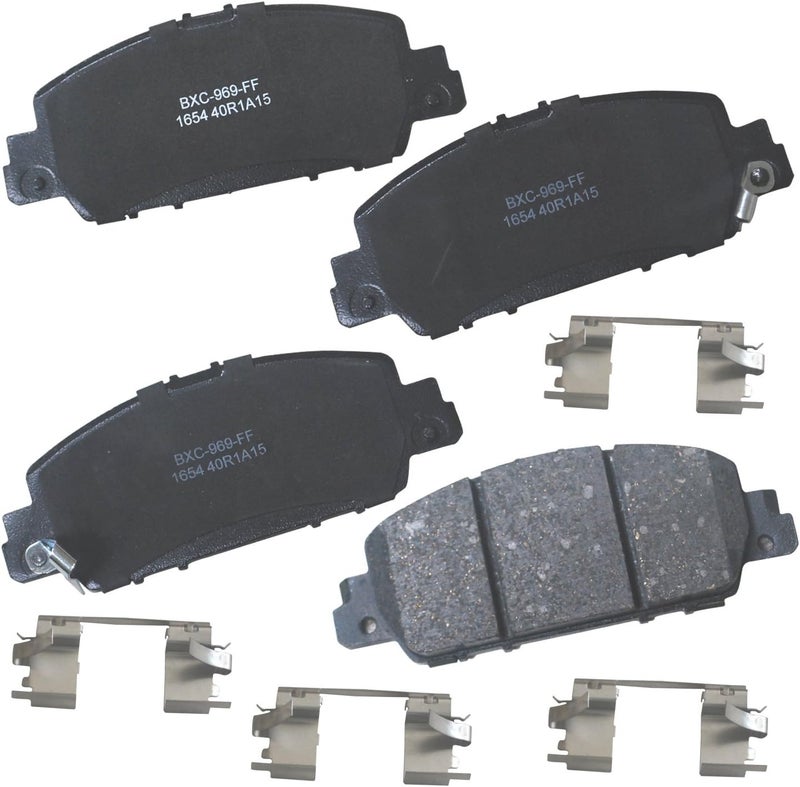Bendix Premium SBC1654 Ceramic Front Brake Pads for Honda Accord 2022-2013, BR-V 2020-2018, HR-V 2022-2016 - Image 1